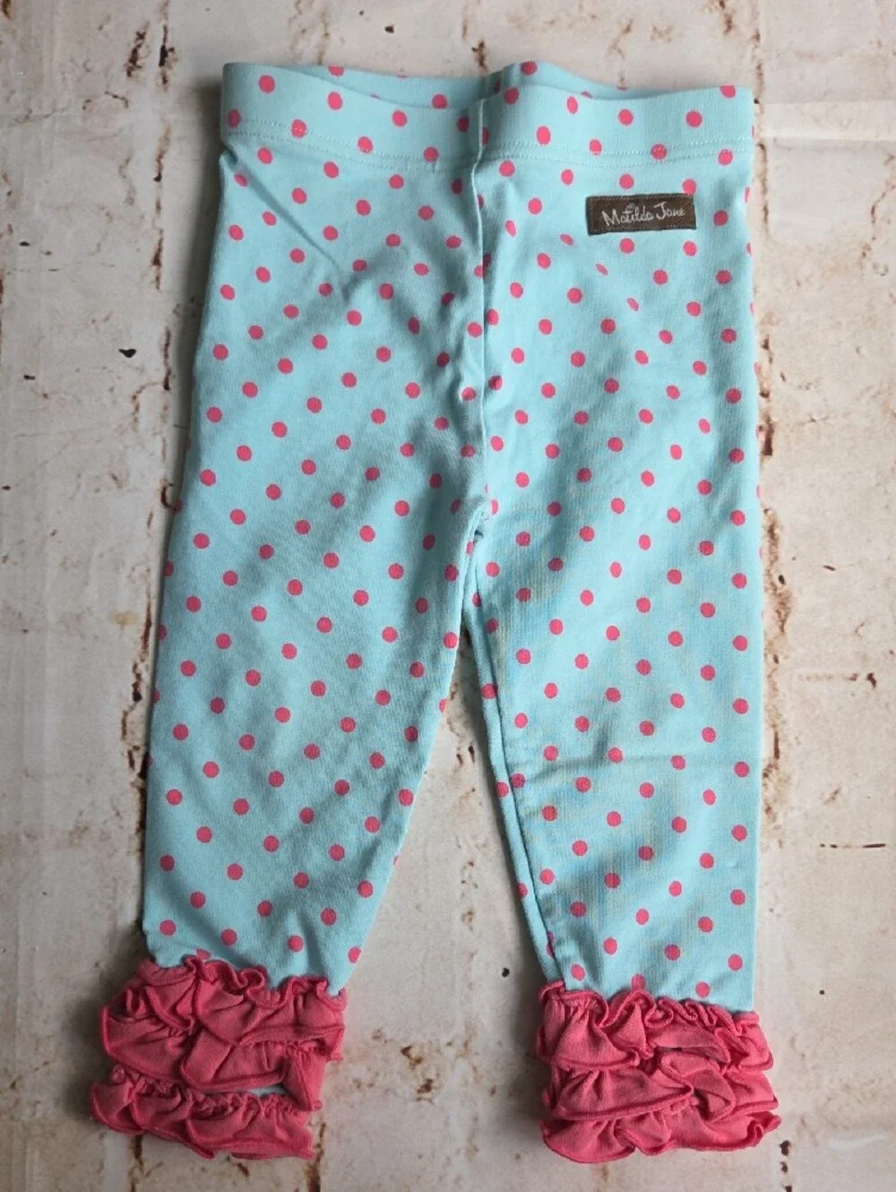 Colorful Heart Print Two-Piece Set